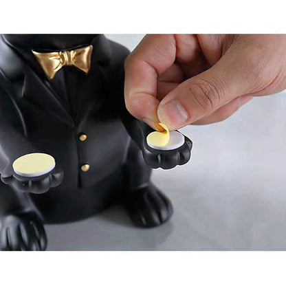 French Bulldog Statue with Tray Decor