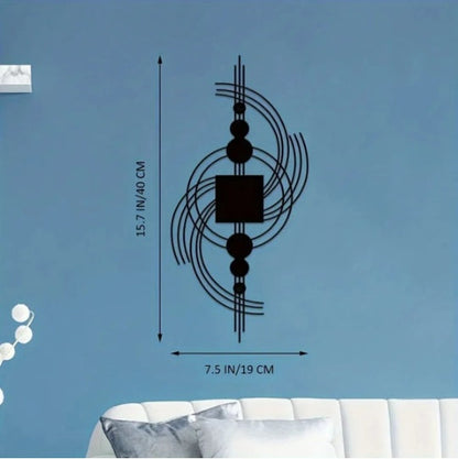 Modern Geometric Metal Wall Art